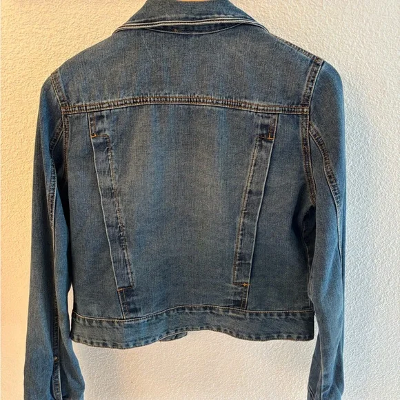 Free People Blue Denim Jean Jacket - Picture 4 of 4